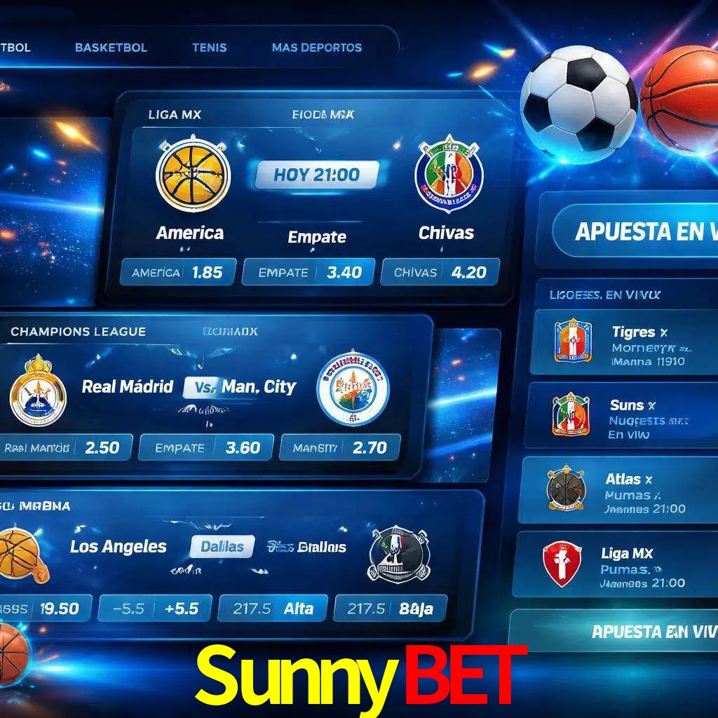 Mercados de apuestas deportivas SunnyBet para jugadores en México