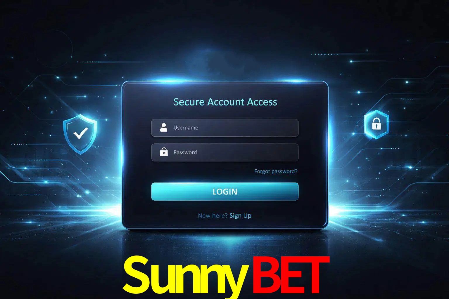 Pantalla de inicio de sesión de cuenta SunnyBet para usuarios en México